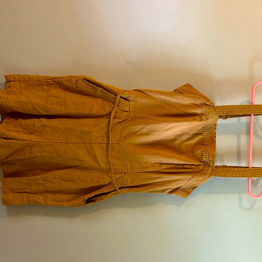 Old Navy Golden Sleeveless Romper